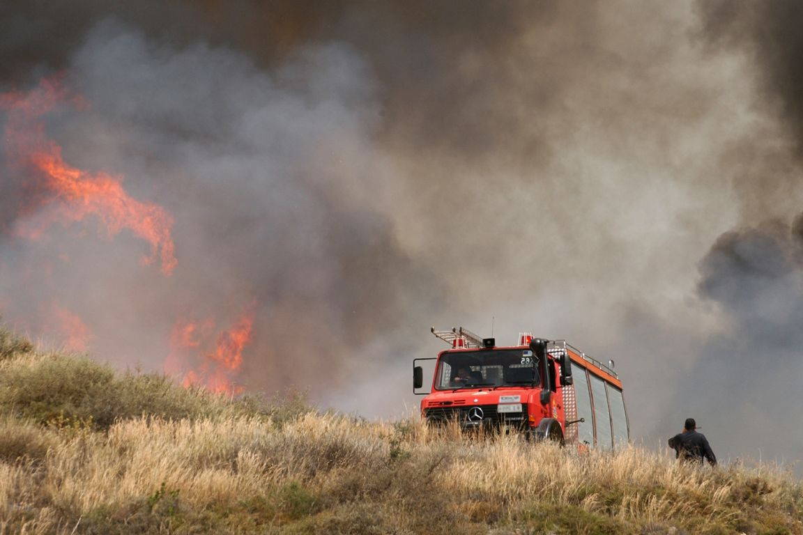 Υπό μερικό έλεγχο τέθηκε η πυρκαγιά στη Ροδόπη